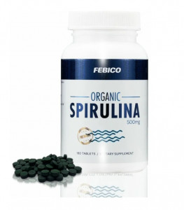 Спирулина Febico Organic Spirulina 500 мг 180 таблеток