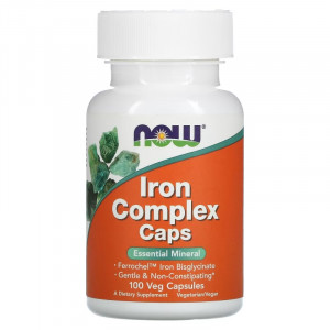 Комплекс железа Now Foods Iron Complex Caps 100 капсул
