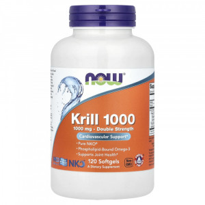 Масло криля Now Foods Neptune Krill 1000 мг Softgels 120 капсул