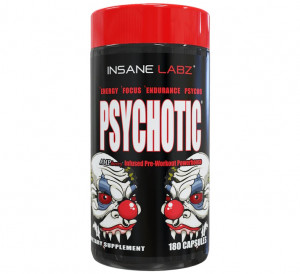 Предтреник Insane Labz Psychotic Capsules 180 капсул