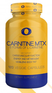 L-карнитиновый комплекс Infinite Labs L Carnitine MTX 120 капсул