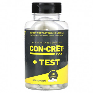 Креатин гидрохлорид Con-Cret Creatine HCl + Test 60 капсул
