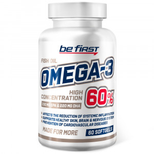 Омега 3 Be First Omega-3 60% High Concentration 60 капсул