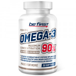Омега 3 Be First Omega-3 90% Maximum Concentration 30 капсул