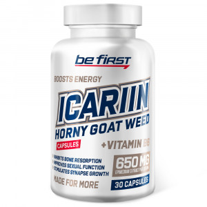 Экстракт горянки Be First Icariin Horny Goat Weed 650 мг 30 капсул