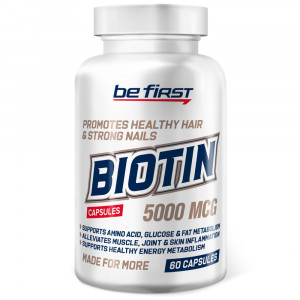 Биотин Be First Biotin 5000 мкг 60 капсул