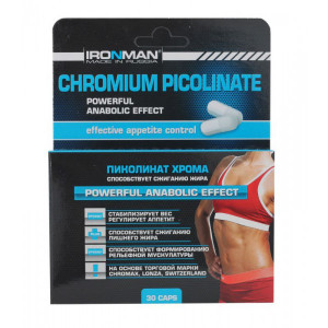 Пиколинат хрома Ironman Chromium Picolinate 60 капсул