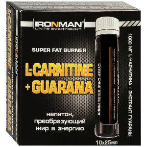 Ironman L-Carnitine Guarana 25 мл 1 ампула