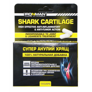 Акулий хрящ Ironman Shark Cartilage 14 капсул