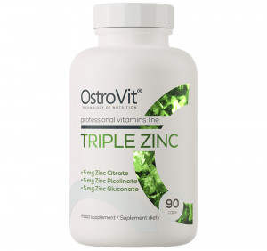 3 вида цинка OstroVit Triple Zinc 90 капсул
