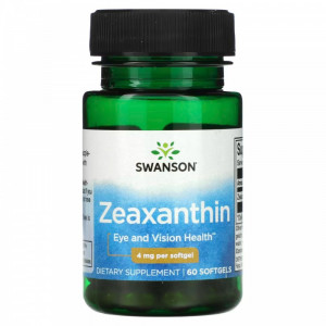 Зеаксантин Swanson Zeaxanthin 4 мг 60 капсул