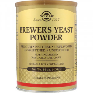 Дрожжи пивные Solgar Brewer's Yeast Powder 400 грамм