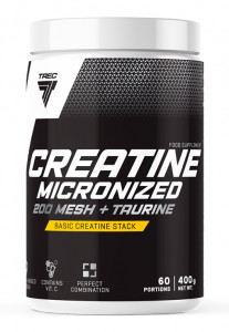 Креатин моногидрат Trec Nutrition Creatine Micronized 200 Mesh + Taurine 400 грамм