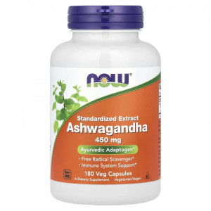Ашваганда Now Foods Ashwagandha 450 мг 180 капсул