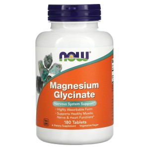 Магний глицинат Now Foods Magnesium Glycinate 180 таблеток