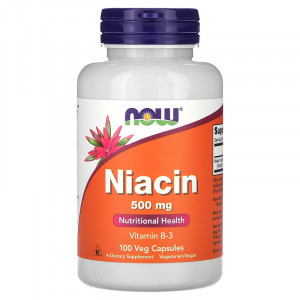 Ниацин Now Foods Niacin 500 мг 100 капсул