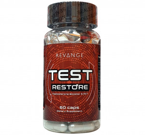 Бустер тестостерона и ПКТ Revange Nutrition Test Restore 60 капсул