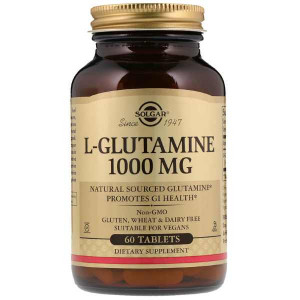 Глютамин Solgar L-Glutamine 1000 мг 60 таблеток