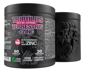 Бустер тестостерона Zoomad Labs Tribulus Terrestris + Zinc 60 капсул