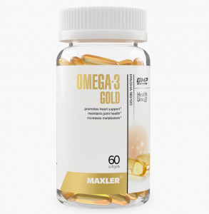 Омега 3 Maxler Omega-3 Gold 60 капсул
