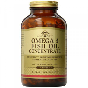 Омега 3 Solgar Omega 3 Fish Oil Concentrate Softgels 240 капсул