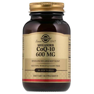 Коэнзим Q10 Solgar Megasorb CoQ-10 600 мг Softgels 30 капсул