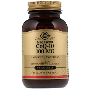 Коэнзим Q10 Solgar Megasorb CoQ-10 100 мг Softgels 90 капсул