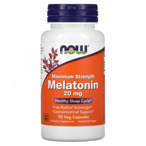 Мелатонин Now Foods Melatonin 20 мг 90 капсул