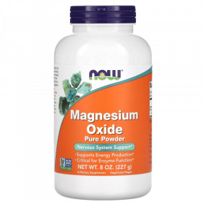 Магний оксид Now Foods Magnesium Oxide Powder 227 грамм