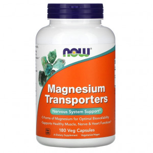 Магний Now Foods Magnesium Transporters 180 капсул