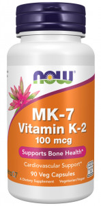 Витамин К2 Now Foods MK-7 Vitamin K-2 100 мкг 90 капсул