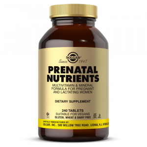 Мультивитамины для женщин Solgar Prenatal Nutrients 240 таблеток