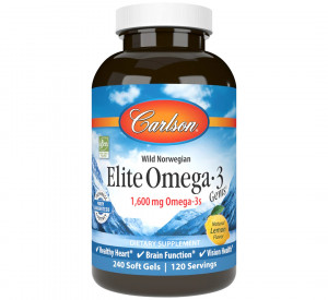Омега 3 Carlson Labs Elite Omega-3 Gems Softgels 240 капсул