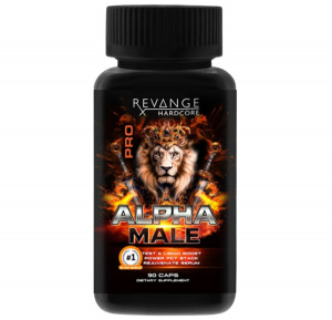 Бустер тестостерона и либидо Revange Nutrition Alpha Male Pro 90 капсул