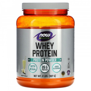 Сывороточный протеин (концентрат) Now Foods Whey Protein 907 грамм