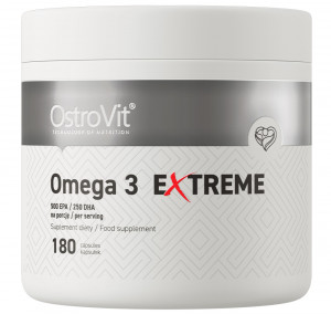 Омега 3 OstroVit Omega 3 Extreme 500 EPA 250 DHA 180 капсул