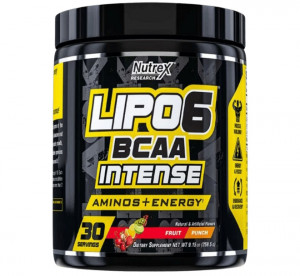 БЦАА Nutrex Research Lipo6 BCAA Intense 259.5 грамм