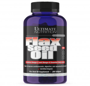 Льняное масло Ultimate Nutrition Flax Seed Oil Softgels 200 капсул