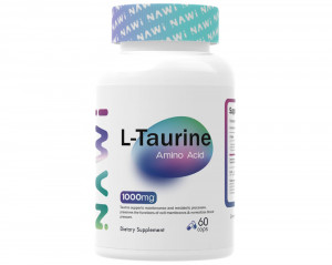 Таурин NAWI L-Taurine 1000 мг 60 капсул