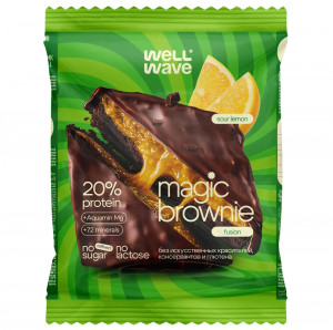 Протеиновое печенье Well Wave Magic Brownie 60 грамм