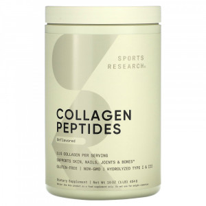 Пептидный коллаген Sports Research Collagen Peptides 454 грамма