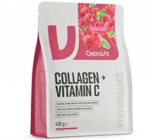 Говяжий коллаген OstroVit Collagen Vitamin C 400 грамм