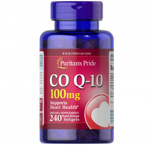 Коэнзим Q10 Puritan's Pride Q-Sorb Co Q-10 100 мг Softgels 240 капсул
