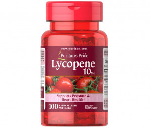 Ликопин Puritan's Pride Lycopene 10 мг Softgels 100 капсул