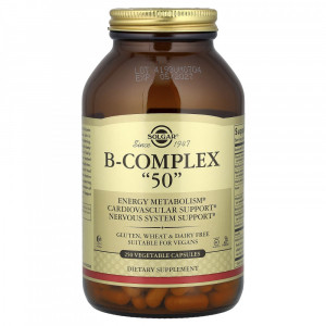 Комплекс витаминов группы B Solgar B-Complex 50 250 капсул
