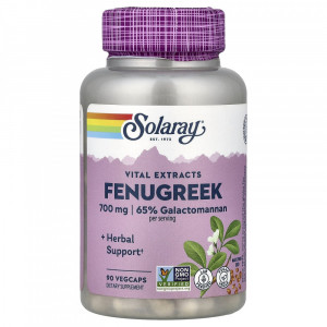 Пажитник Solaray Fenugreek 700 мг 90 капсул