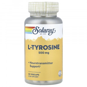 L-тирозин Solaray L-Tyrosine 500 мг 50 капсул