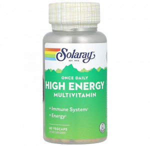 Мультивитамины Solaray High Energy Multivitamin 60 капсул