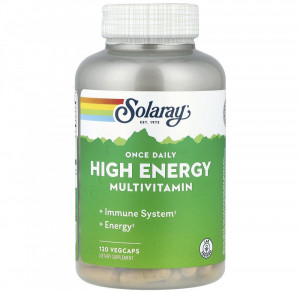 Мультивитамины Solaray High Energy Multivitamin 120 капсул