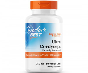 Кордицепс Doctor's Best Ultra Cordyceps 750 мг 60 капсул
